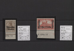 1905/1914, meist gestempelte Partie von sieben Hausauftragsnummern. ...