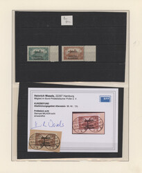 1920, Sammlung im Album, postfrisch bzw. gestempelt, mit einigen ...