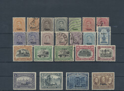 1920/1921, ungebrauchte und gestempelte Partie mit Eupen MiNr. 1/17, ...