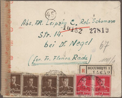 1914/1945 (ca.), Partie von ca. 60 Zensurbelegen in netter Vielfalt, ...