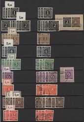 1945/49, doppelte Sammlung, inkl. der meisten Zonen mit bessere ...