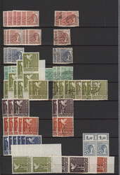 1945/49, doppelte Sammlung, inkl. der meisten Zonen mit bessere ...