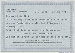 1945/1947, postfrische Spezialitäten-Partie mit MiNr. 936b im ...