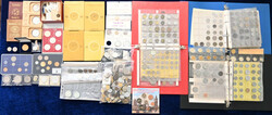 Große Sammlung von Münzen aus aller Welt; gesichtet auch ...