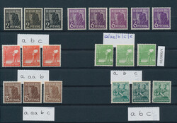 1947/48, schöne Partie mit besseren Farben, überwiegend mit ...