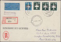 1949/1990, vielseitige Partie von über 400 Briefen und Karten mit ...