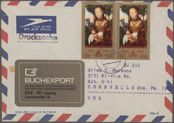 1976/1978, Sammlungvon 35 Luftpost-Drucksachen in die USA, meist 40 ...