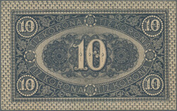 Hungarian Postal Savings Bank, 10 Korona 9.8.1919, P. 41, nice XF