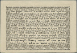 Ministry of Finance, 2 Pengö Forint 1.7.1849, P. S 126 a, AU