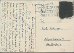 1948/65, POSTKRIEG, Posten von über 100 Belegen, einigen ...