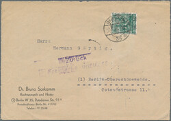 1948/65, POSTKRIEG, Posten von über 100 Belegen, einigen ...