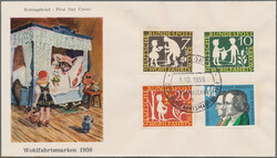 1949/1964, Partie von 31 verschiedenen Ersttagsbelegen (meist Briefe, ...