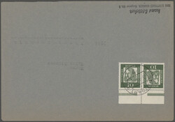 1949/1965 (ca.), Hübsche Briefe- und Ganzsachen-Melange der FRÜHEN ...