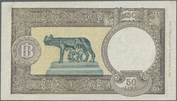 50 Lire 23.8.1943, P. 66, VF