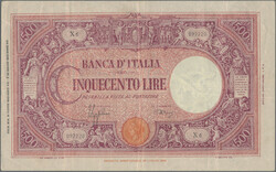 500 Lire 31.3.1943, P. 69, VF