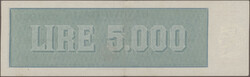 5000 Lire 28.1.1948, P. 86a, XF+, rare in this condition! (M)
