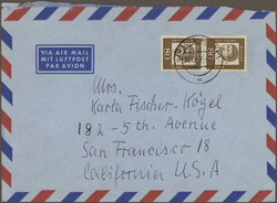 1952/1964, Partie von 37 Bedarfsbriefen, dabei guter Teil ...