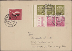 1952/1967, Partie von 37 Bedarfsbriefen, dabei guter Teil ...