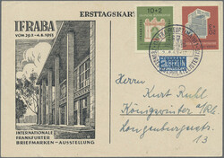 1953, Ifraba, Partie von 13 Belegen mit Satzfrankaturen, meist mit ...