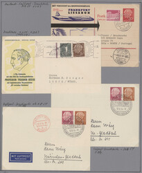 1954/1961, umfangreiche spezialisierte Sammlung von ca. 150 Briefen ...