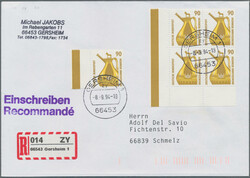 1973/1997, saubere Partie von 35 Briefen und Karten mit ...