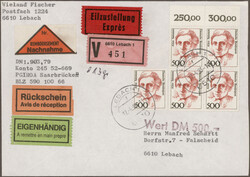 1973/2002, saubere Partie von 33 Briefen und Karten mit ...