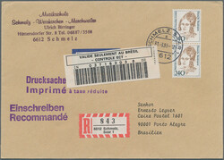 1973/2002, saubere Partie von 35 Briefen und Karten mit ...