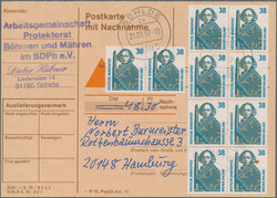 1974/2002, saubere Partie von 35 Briefen und Karten mit ...