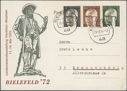 1949/2005, Partie von ca. 232 bedarfsgebrauchten Ganzsachenkarten, ...