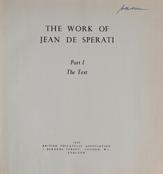 SPERATI – The Work of Jean de Sperati, published by the British ...