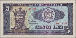 5 Lei 1992, 1, 5, 10, 20, 50, 100, 200, 500 Lei 1994-2015, P. 6, 8, 9 ...