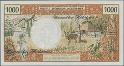 1000 Francs ND (1970), P. 20 a, UNC