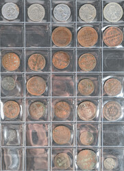 Lot 58 Münzen in Silber und Kupfer aus aller Welt sowie Kursmünzen ...