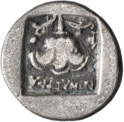 Rhodos: AR-Drachme 167-88 v. Chr., Helioskopf // Rose; 1,74 g, Sear ...