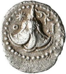 Rhodos: AR-Tetartemorion 167-88 v. Chr.; Helioskopf // Rose, 0,57 g, ...