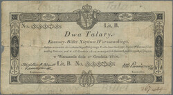 Duchy of Warsaw, 2 Talary 1.12.1810, P. A13, professionally restaured ...