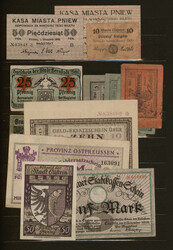 Collection of about 100 mostly different Polish notes, including some ...