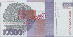10000 Tolarjev 2004 SPECIMEN, P. 34bs, UNC
