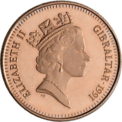 Elizabeth II. 1952-2022: 70 ECUS / 50 Pounds 1991, Ritter auf Pferd ...