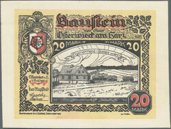 Osterwieck am Harz, 20 Mark 1.5.1922, Leder, G.350a, I  Automatically ...