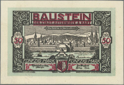 Osterwieck am Harz, 50 Mark 1.5.1922, Leder, G.354, I  Automatically ...