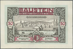 Osterwieck am Harz, 50 Mark 1.5.1922, Leder, G.354, I-  Automatically ...