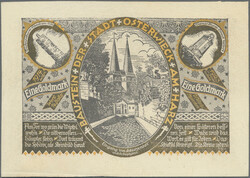 Osterwieck am Harz, 1 Goldmark o.D., Leder, G.364, II  Automatically ...