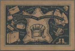 Pößneck, 5 Millionen Mark 11.8.1923, Leder, G. 453, I  ...