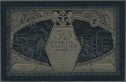 Pößneck, 5 Millionen Mark 11.8.1923, Leder, G. 454, I  ...