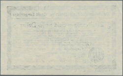 Langensalza, Magistrat, 21 und 42 Pfennig Gold, 30.11.1923, mit KN ...