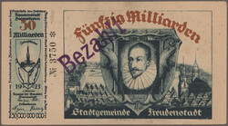 Freudenstadt und Baiersbronn, opulente Notgeldsammlung mit 675 ...