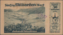 Freudenstadt und Baiersbronn, opulente Notgeldsammlung mit 675 ...