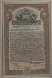 Anleihe des Freistaates Bayern (in englischer Sprache) über 1000 ...