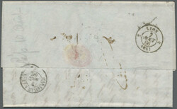 1866 Entire letter (Silk & Exchange report) from Shanghai to Lyon, ...